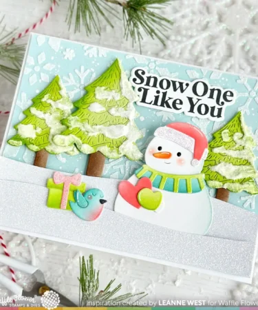 Alternative view of WAFFLE FLOWER - Gifting Snowmen Die