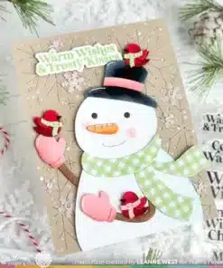 Alternative view of WAFFLE FLOWER - Snowman and Friends Die