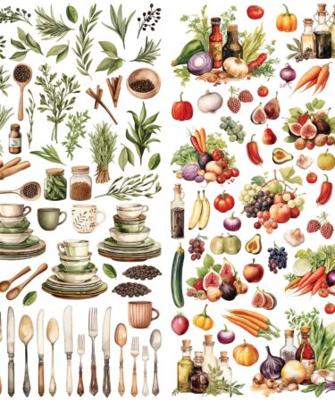 Alternative view of 49 and Market - Collezione Cottagecore Laser Cut Kitchen Edition Set