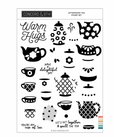 CONCORD & 9TH - Afternoon Tea Stamp Set