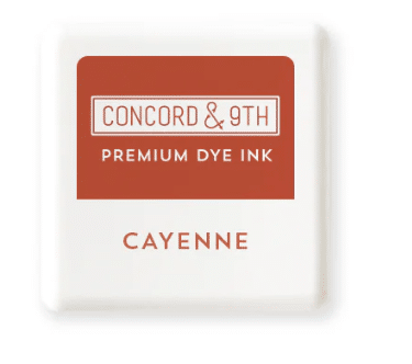 CONCORD & 9TH - INK CUBE: Cayenne