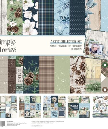 SIMPLE STORIES - Collezione Simple Vintage Fresh Snow -Collection Kit