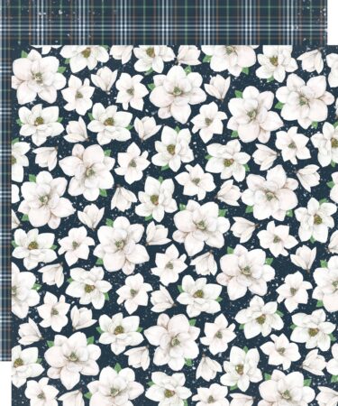 SIMPLE STORIES - Collezione Simple Vintage Fresh Snow -Carta singola -Frosted Memories