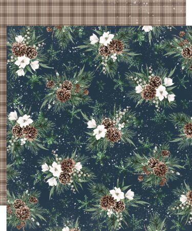 SIMPLE STORIES - Collezione Simple Vintage Fresh Snow -Carta singola -Snug & Warm