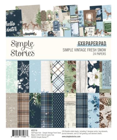 SIMPLE STORIES - Collezione Simple Vintage Fresh Snow -  6x8 Pad