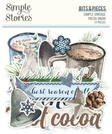 SIMPLE STORIES - Collezione Simple Vintage Fresh Snow -Bits & Pieces