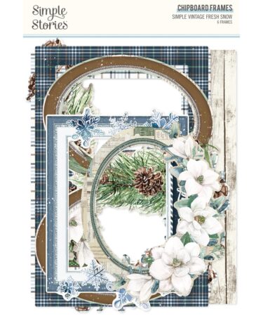 SIMPLE STORIES - Collezione Simple Vintage Fresh Snow -Chipboard Frames