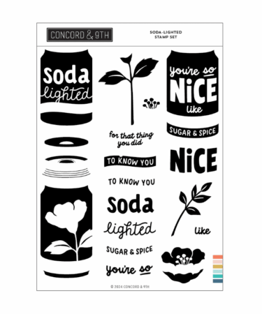 CONCORD & 9TH - Soda-Lighted Stamp Set (6 x 8)