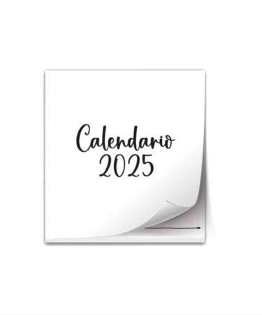 TOMMY ART - Calendarietto 2025 – Conf 5 mini calendari quadrati