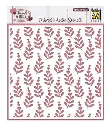 Nellie's Choice • Stencil Heart Branches