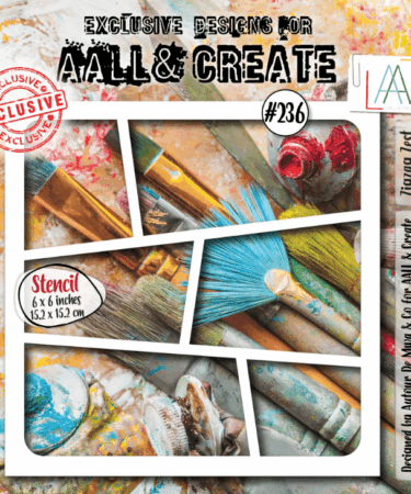 AALL & CREATE - Stencil 6x6 - Zigzag Zest #236