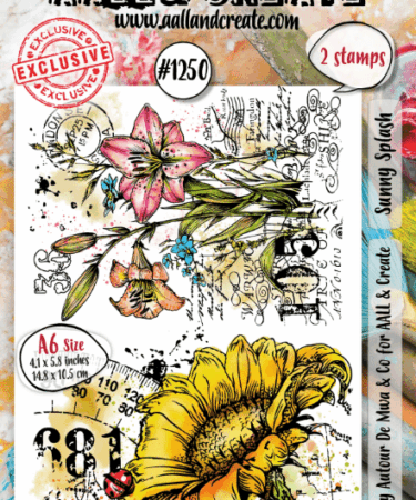 AALL & CREATE -  A6 Stamp Set - Sunny Splash #1250