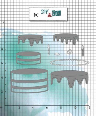 DIY and Cie - set di fustelle Gateaux