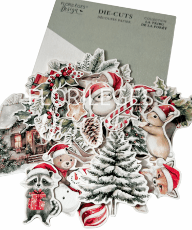 Florilèges Design - Collezione MON NOËL MAGIQUE -LA TRIBU DE LA FORÊT - 31 Die-cuts