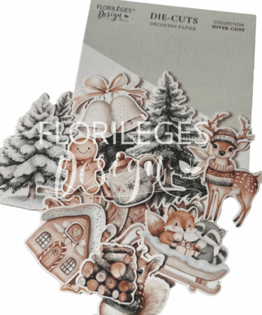 Florilèges Design - Collezione MON NOËL MAGIQUE -HIVER COSY - 33 Die-cuts