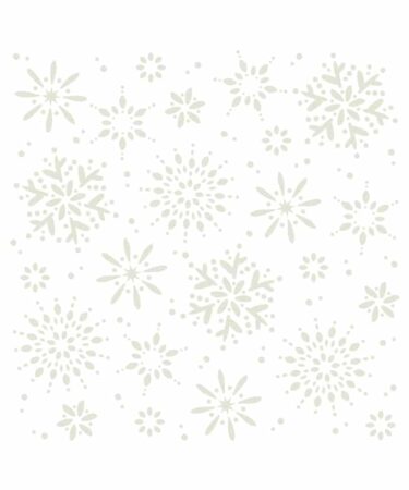 Florilèges Design -- Collezione MON NOËL MAGIQUE - Stencil  15 x 15 cm CRISTAUX MAGIQUES