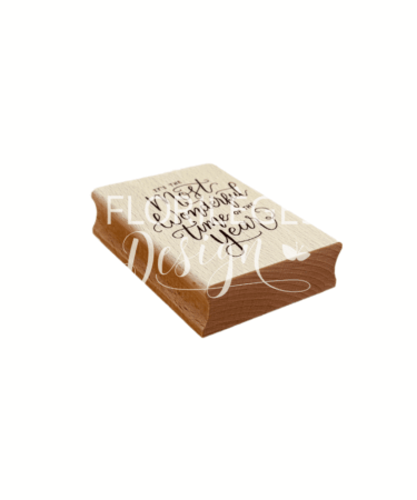 Florilèges Design - Collezione MON NOËL MAGIQUE - Timbro in legno TIME OF THE YEAR