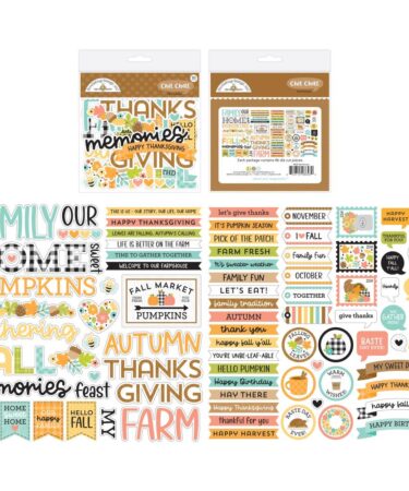 Doodlebug – Collezione  Farmhouse- Chit Chat Die-Cuts