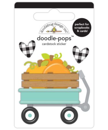 Doodlebug – Collezione Farmhouse - Doodle-Pops 3D Sticker - Country Pumpkins
