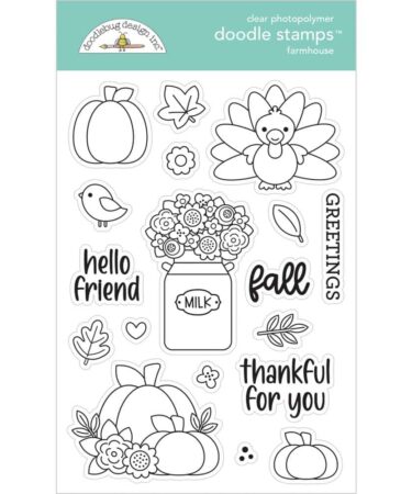 Doodlebug – Collezione Farmhouse - set di timbri Farmhouse