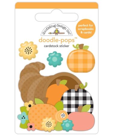 Doodlebug – Collezione Farmhouse - Doodle-Pops 3D Sticker - Horn Of Plenty