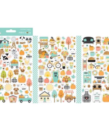 Doodlebug – Collezione Farmhouse - Mini Icon Stickers