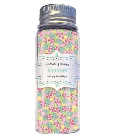 Doodlebug – Collezione Tinsel Time - Shakers - Happy Holiday