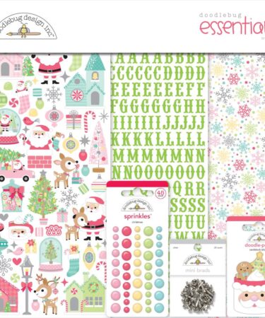 Doodlebug – Collezione Tinsel Time - Essentials Page Kit 12"X12"
