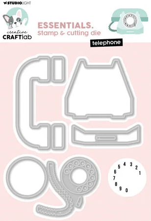 Creative Craftlab Telephone Essentials Stamp & Cutting Die