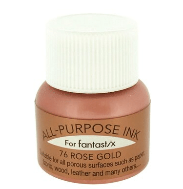 Tsukineko All-Purpose Ink Bottle Rose Gold 15ml
