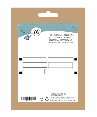 IL NEGOZIO DELLA MAMMA DI CLE-LE FUSTELLE DELLA CLE - FUSTELLA MY 12 TALES 2025- BLOCCO SENTIMENT