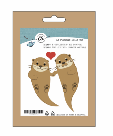 LE FUSTELLE DELLA CLE- ROMEO E GIULIETTA LE LONTRE INNAMORATE