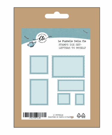 IL NEGOZIO DELLA MAMMA DI CLE- LETTERS TO MYSELF- FUSTELLE FRANCOBOLLO