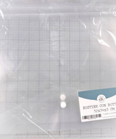 Alternative view of LE BUSTINE DELLA CLE - 3 BUSTE CONTENITORE CON FLAP E BOTTONE 32X34 misura 3 CON SOFFIETTO