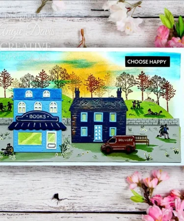 Alternative view of Creative Expressions • Sue Wilson Miniature Village Bookshop Craft Die