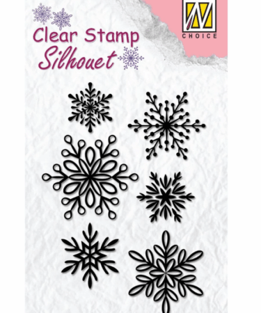 Nellie's Choice • Silhouet Clear Stamps Snowflakes