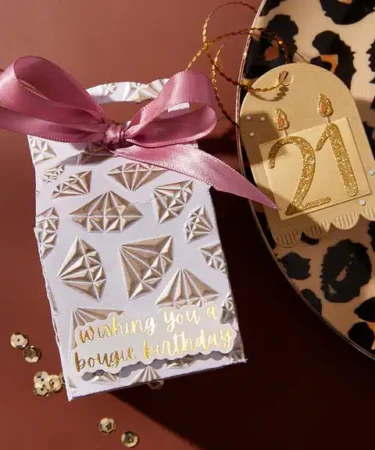 Alternative view of SPELLBINDERS - Born to Sparkle 3D Embossing Folder and Stencil Bundle