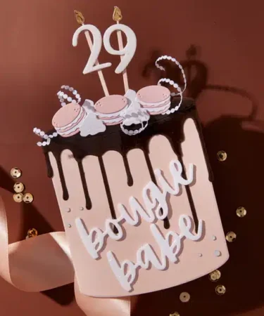 Alternative view of SPELLBINDERS - Fabulous Birthday Etched Dies