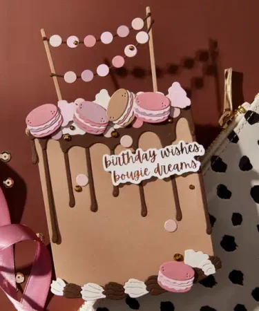 Alternative view of SPELLBINDERS - Bougie Birthday Sentiments Press Plate & Die