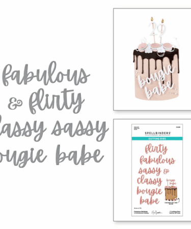SPELLBINDERS - Fabulous Birthday Etched Dies
