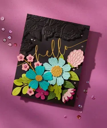 Alternative view of SPELLBINDERS - Sweeping Script Sentiments Press Plates