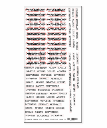 IL NEGOZIO DELLA MAMMA DI CLE- LE CARTE DELLA CLE - BASIC STICKER 4 - 4 TALES 25