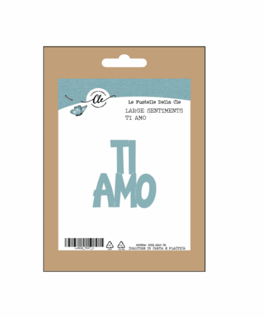 IL NEGOZIO DELLA MAMMA DI CLE- LE FUSTELLE DELLA CLE - LARGE TEXT - TI AMO