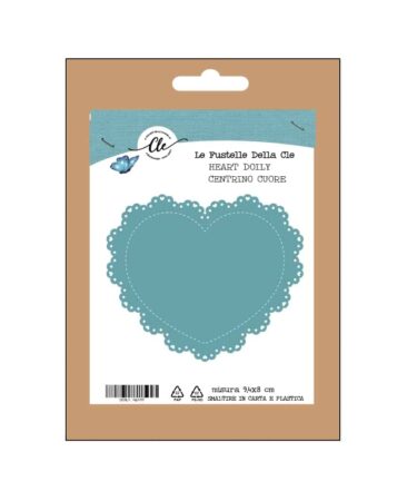 IL NEGOZIO DELLA MAMMA DI CLE- LE FUSTELLE DELLA CLE - CENTRINO CUORE