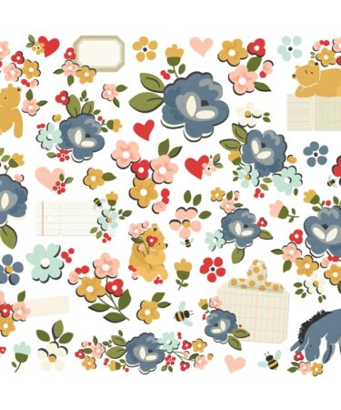 Alternative view of SIMPLE STORIES - Collezione Say Cheese Classic Pooh - Floral Bits & Pieces
