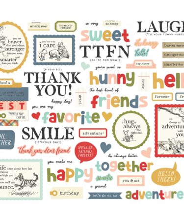 Alternative view of SIMPLE STORIES - Collezione Say Cheese Classic Pooh - Sentiment Bits & Pieces