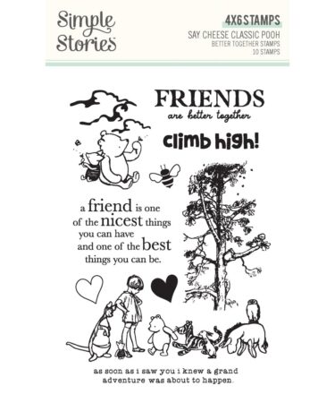 SIMPLE STORIES - Collezione Say Cheese Classic Pooh - Better Together Stamps