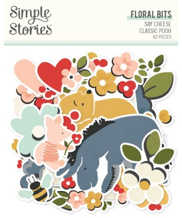 SIMPLE STORIES - Collezione Say Cheese Classic Pooh - Floral Bits & Pieces