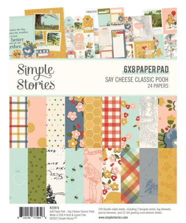 SIMPLE STORIES - Collezione Say Cheese Classic Pooh - 6x8 Pad