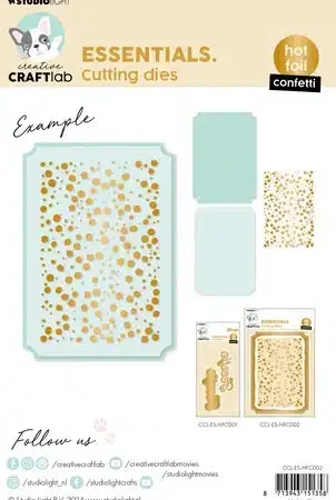 Alternative view of Creative Craftlab Confetti Essentials Hot Foil Cutting Die
